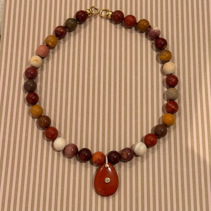 Coco Australian Jasper Choker - Strength & Resilience