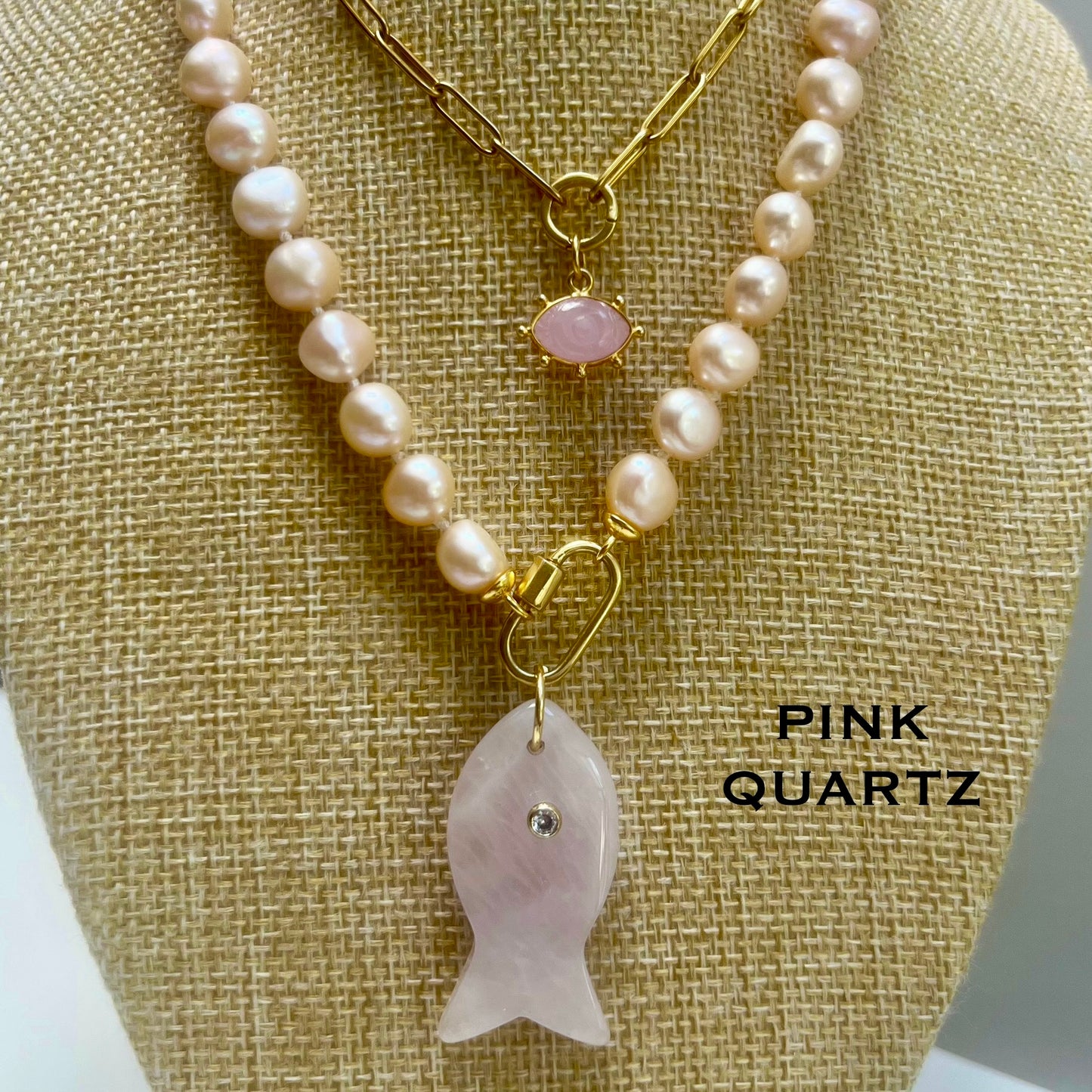 Jumbo Gemstone Fish Charms - Abundance