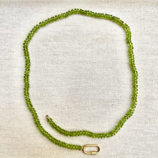 Chelito Peridot Gemstone Necklace
