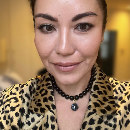 Coco Black Tourmaline Choker: Balance & Grounding