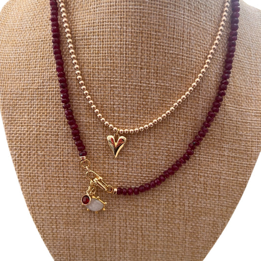 Precious Collection - Ruby Necklace