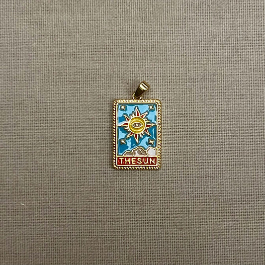 The Sun Tarot Card Charm