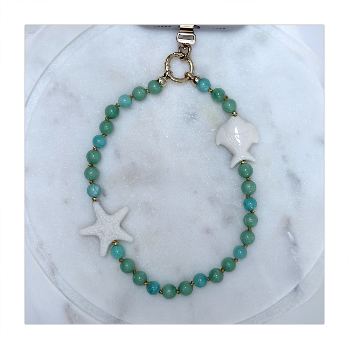 Mimi Sea Creatures Phone Charm - Wristlet