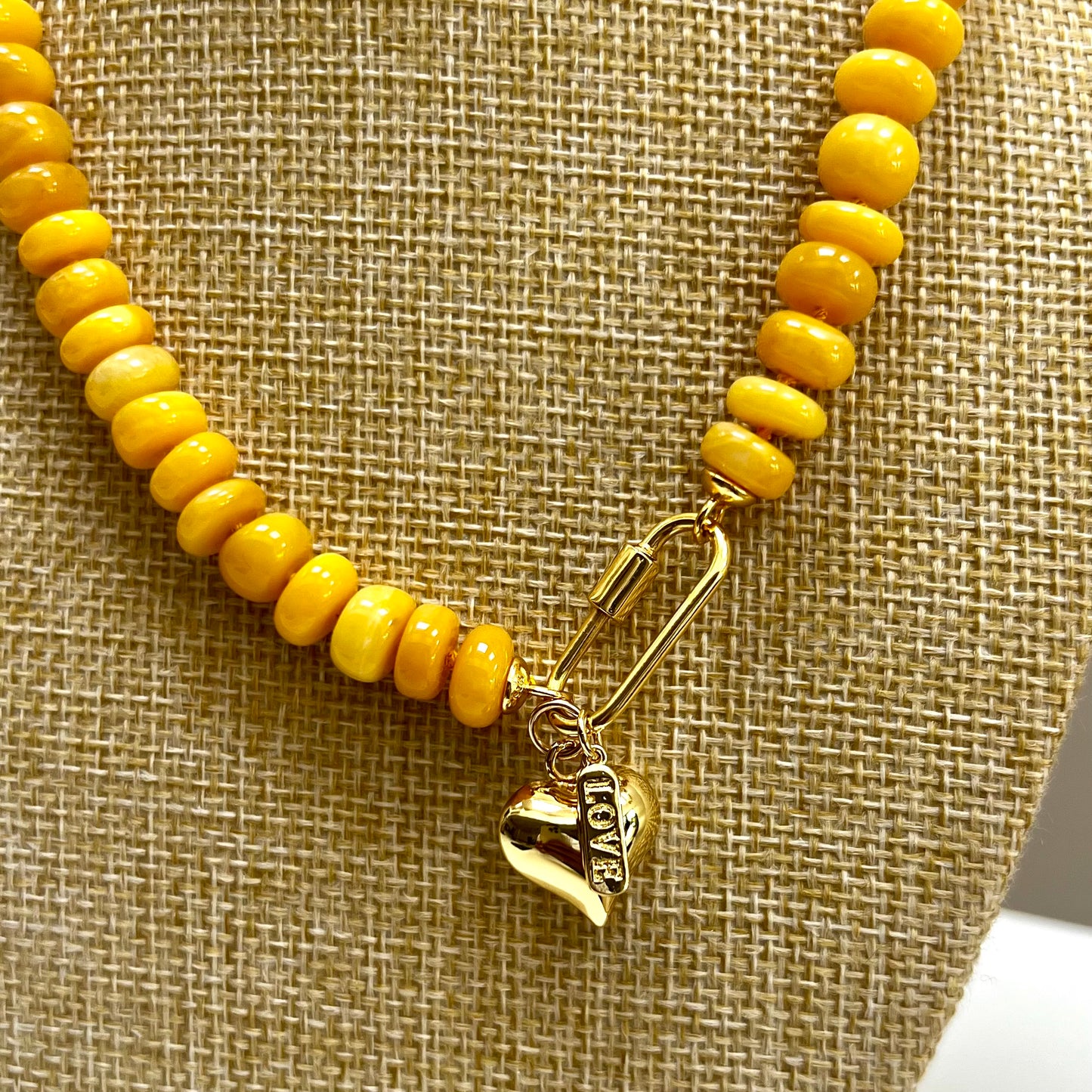 Ana-Maria Yellow Opal Necklace