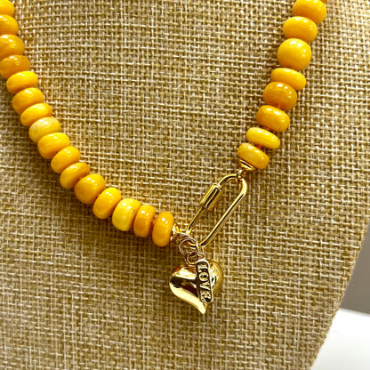 Ana-Maria Yellow Opal Necklace