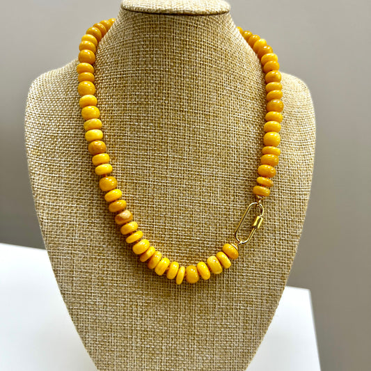 Ana-Maria Yellow Opal Necklace