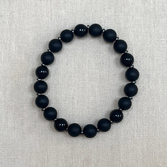 Men’s Mac Bracelet - Black Onyx