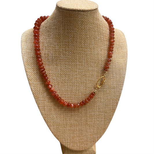 Ana-Maria Sunstone Gemstone Necklace