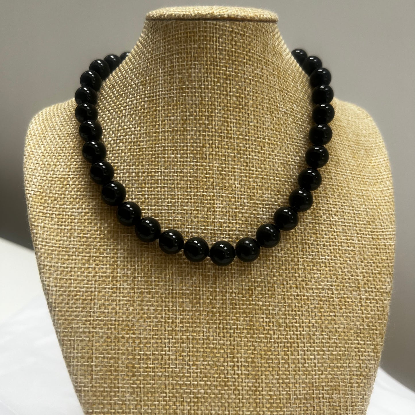 Coco Black Tourmaline Choker: Balance & Grounding