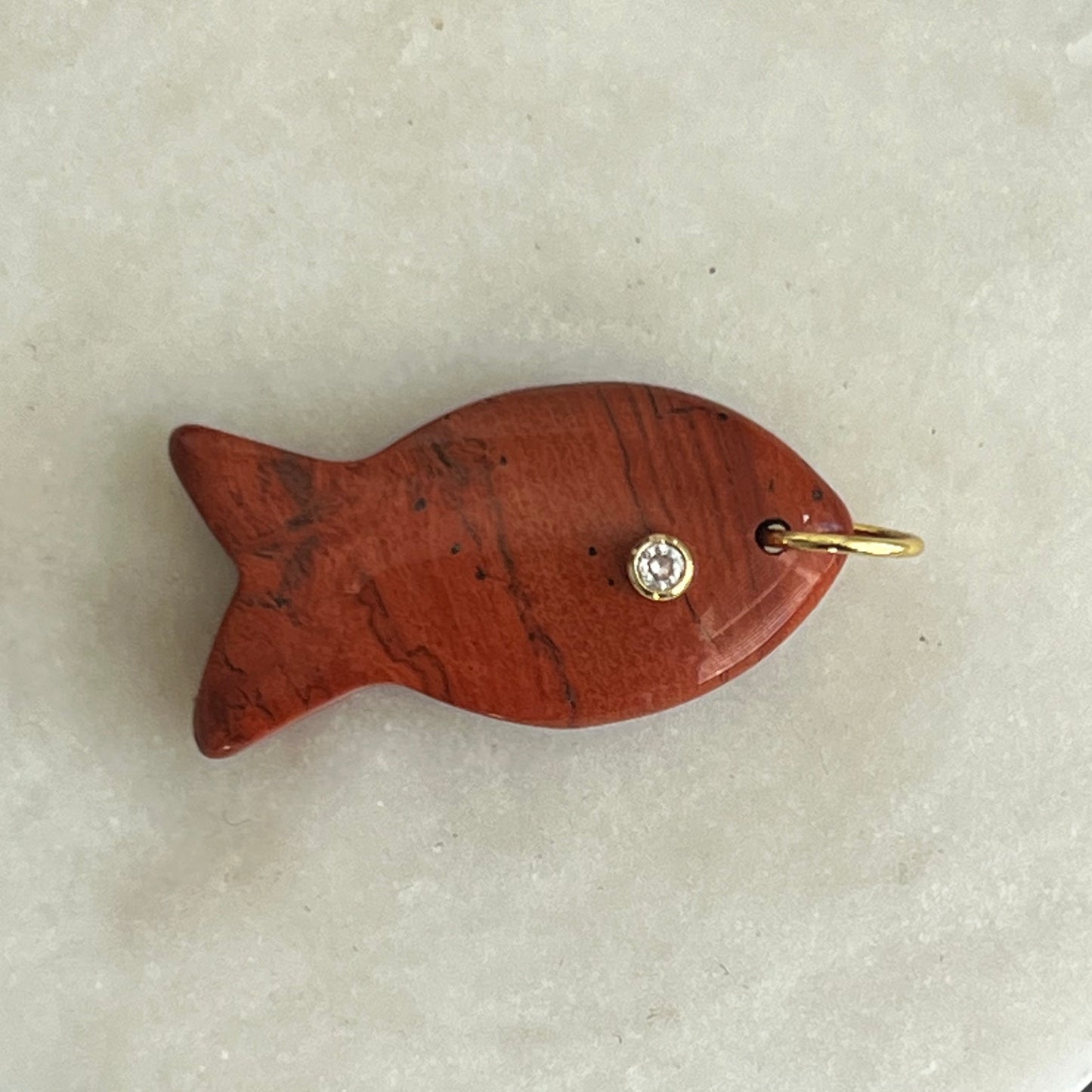 Jumbo Gemstone Fish Charms - Abundance