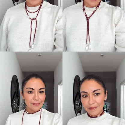 Precious Collection - Mary Elizabeth Ruby Necklace