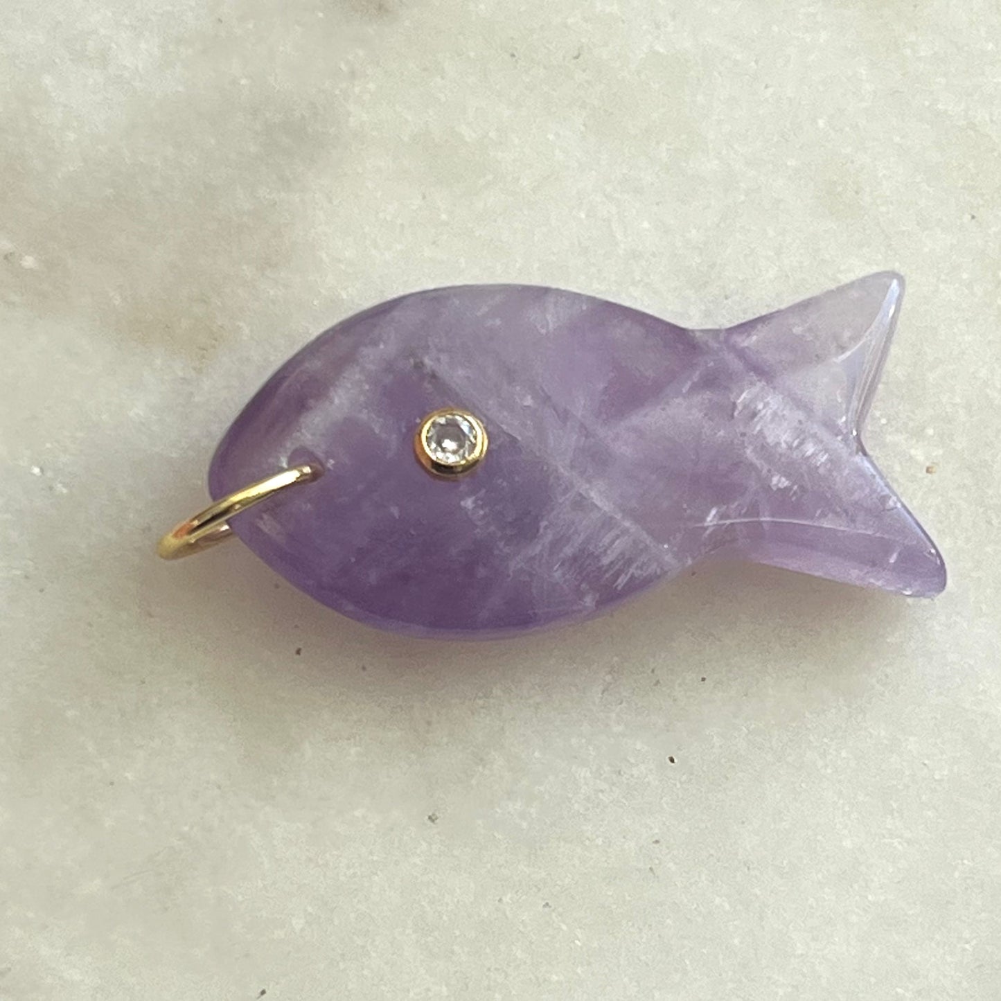 Jumbo Gemstone Fish Charms - Abundance
