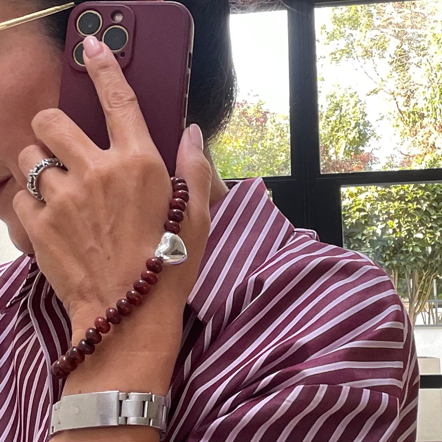 Mimi Puffy Charm Phone Wristlet