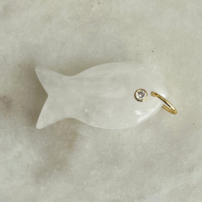 Jumbo Gemstone Fish Charms - Abundance