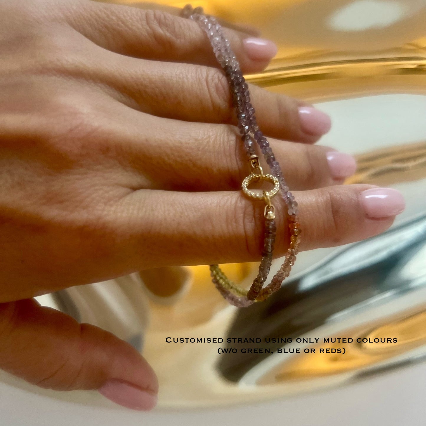 Precious Collection - Rainbow Sapphire Necklace