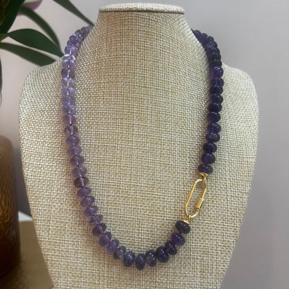 Ana-Maria Ombre Amethyst Necklace - Calm