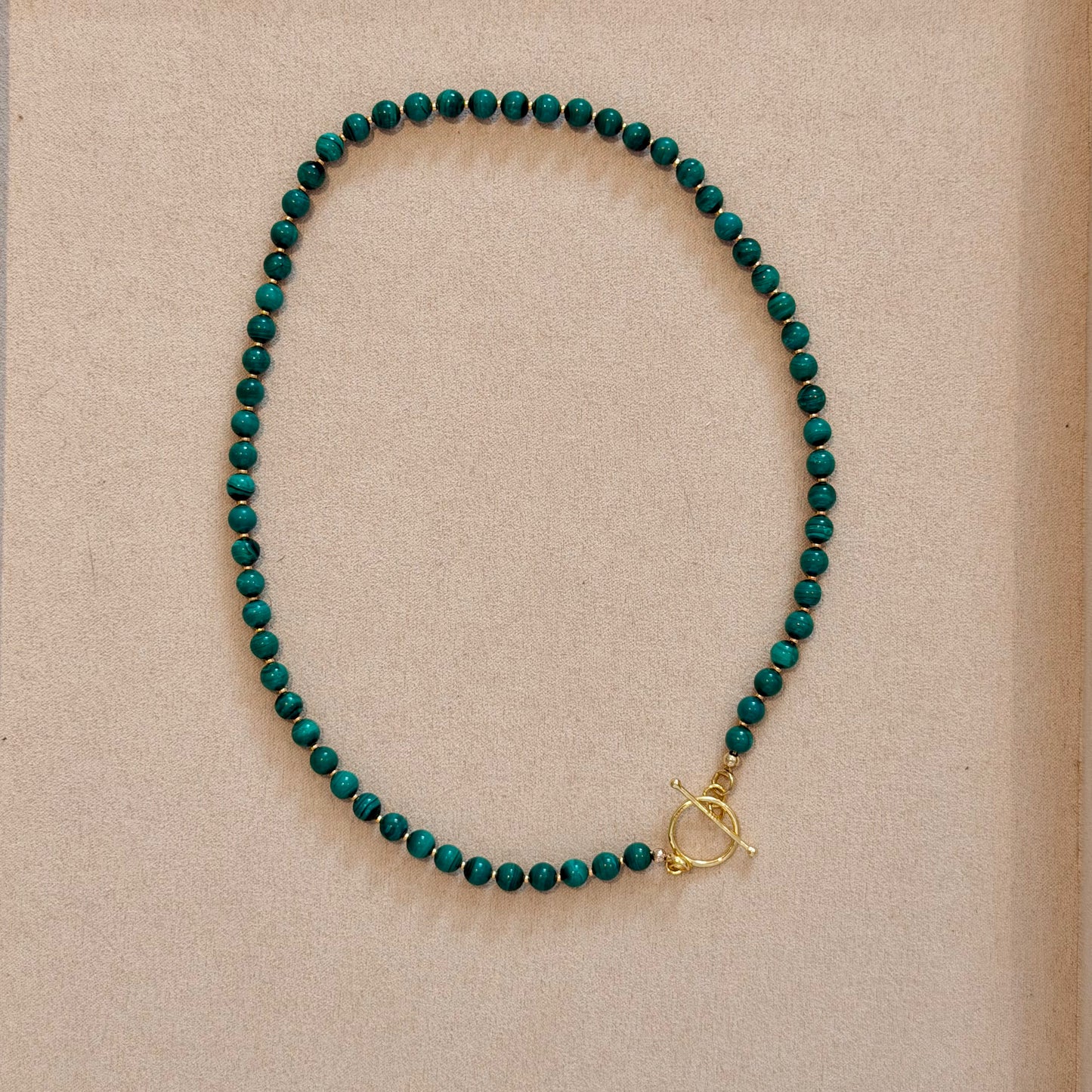 Kelly Malachite Beaded Necklace - Transformation