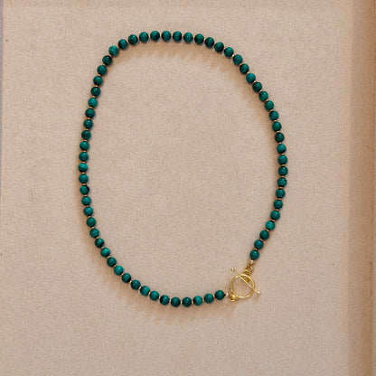 Kelly Malachite Beaded Necklace - Transformation