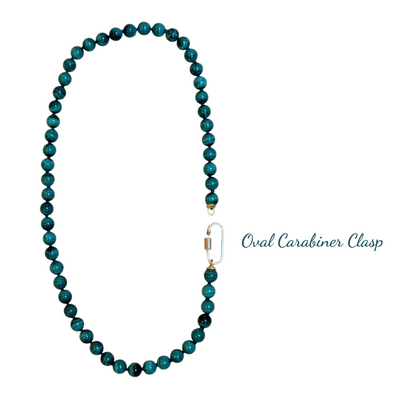Ana María Malachite Beaded Necklace  - Transformation