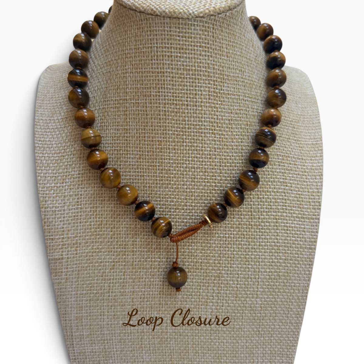 Tiger’s Eye Chunky Beaded Choker - Courage & Confidence