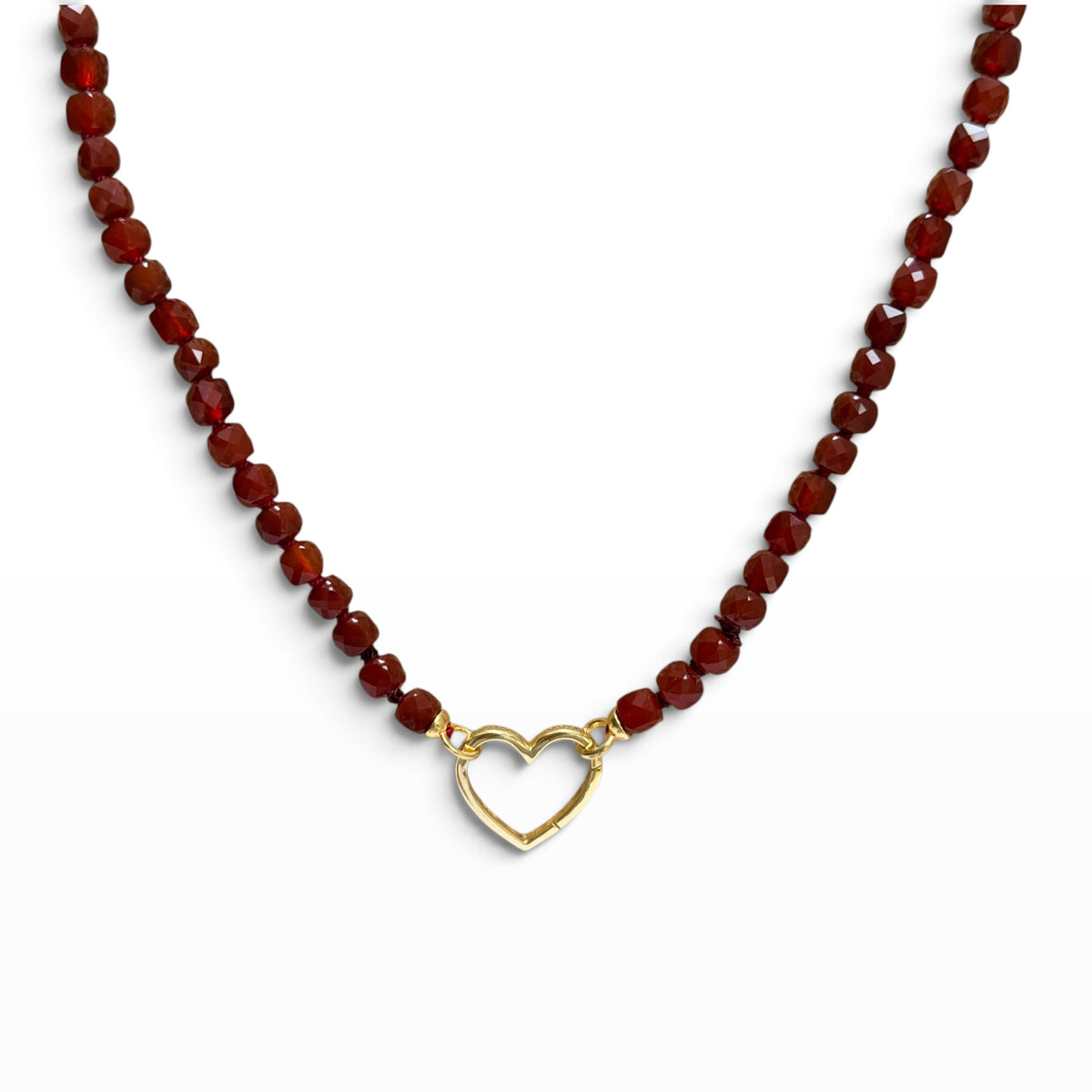The Sweetie - Red Agate Necklace