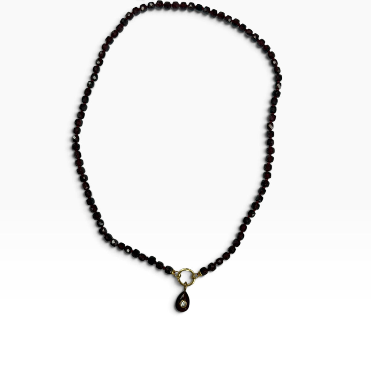 The Sweetie - Garnet Necklace with Pendant