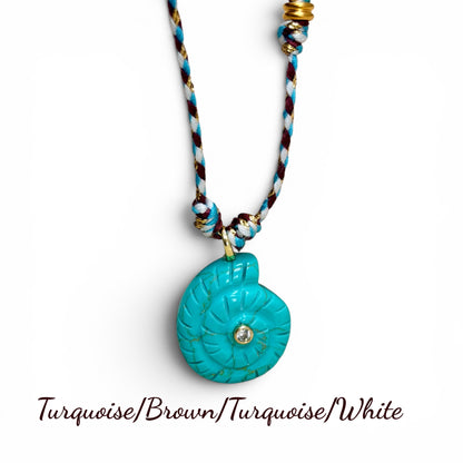 MARINA Conch Shell Pendant Necklace