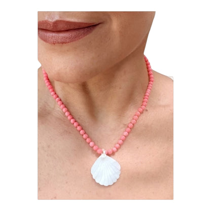 MARISOL Beaded Shell Necklace