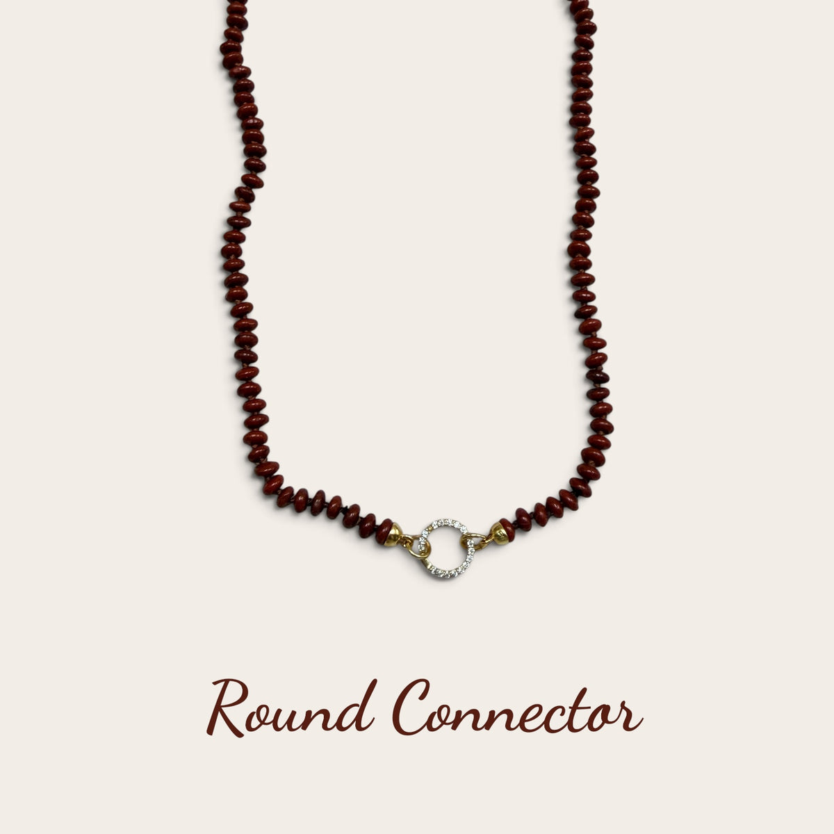 Sweetie Red Jasper Beaded Necklace
