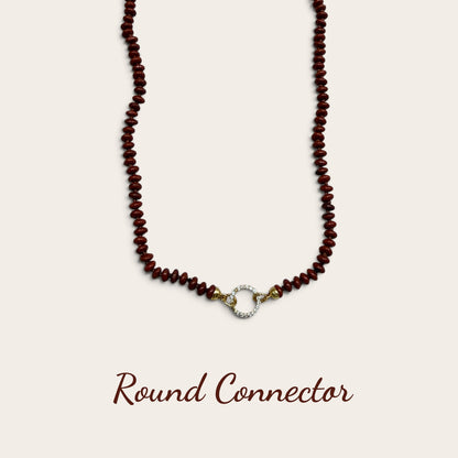 Sweetie Red Jasper Beaded Necklace