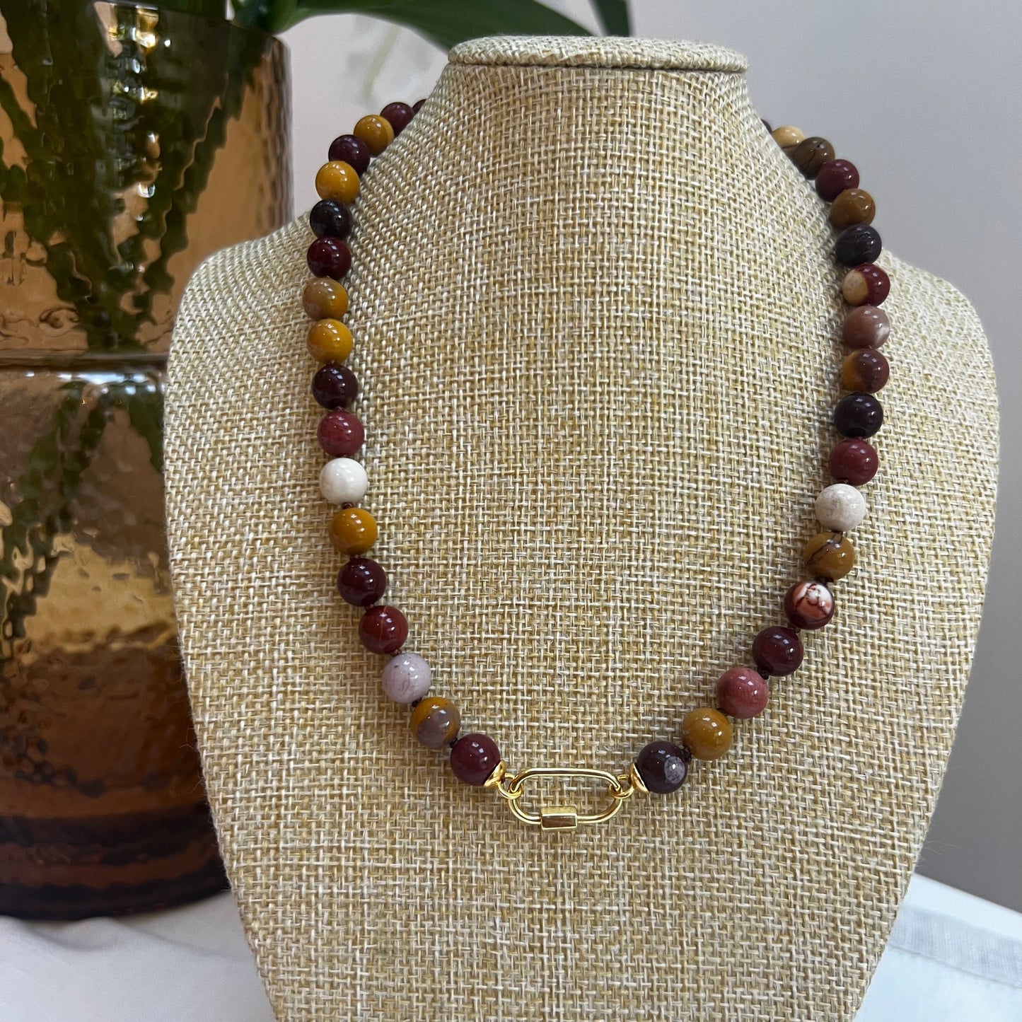 Coco Australian Jasper Necklace: Strength & Resilience