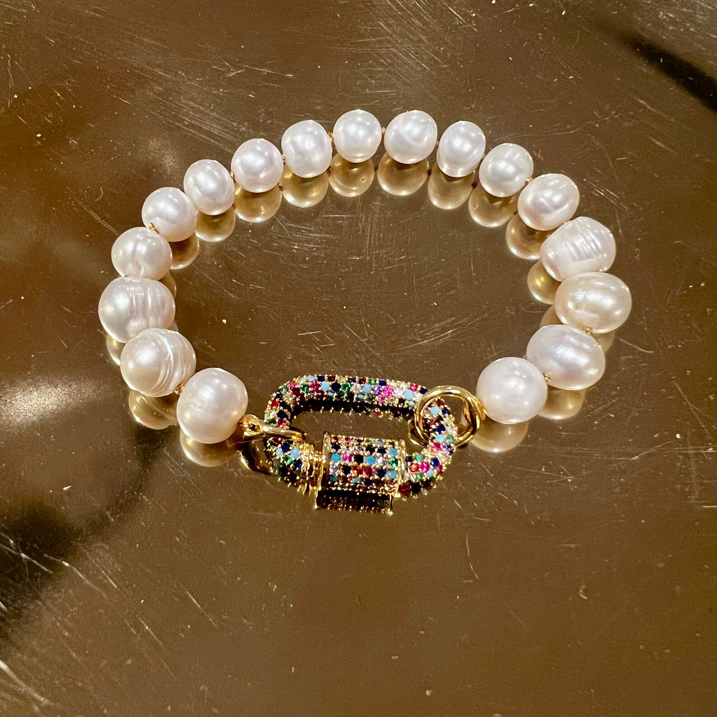 Elaine Pearl Bracelet