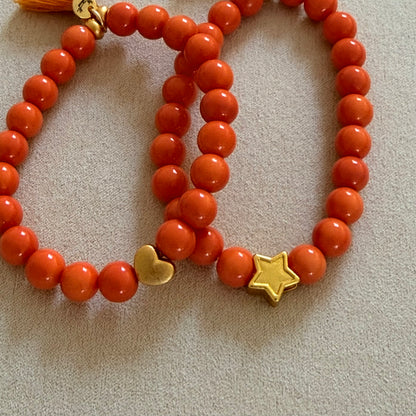 BONTIA Beaded Bracelet with Tassel (Vibrant)