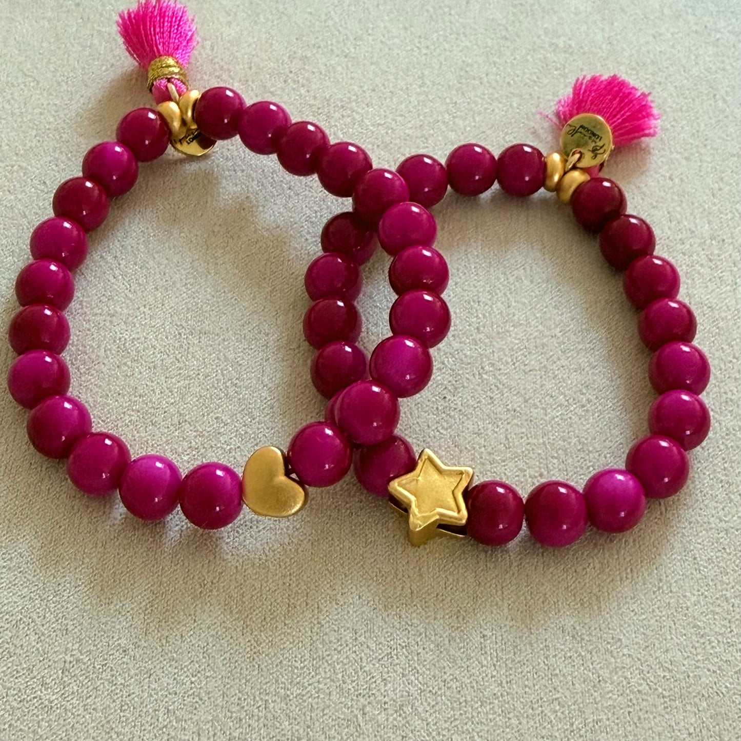 BONTIA Beaded Bracelet with Tassel (Vibrant)