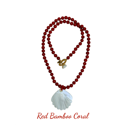 MARISOL Beaded Shell Necklace