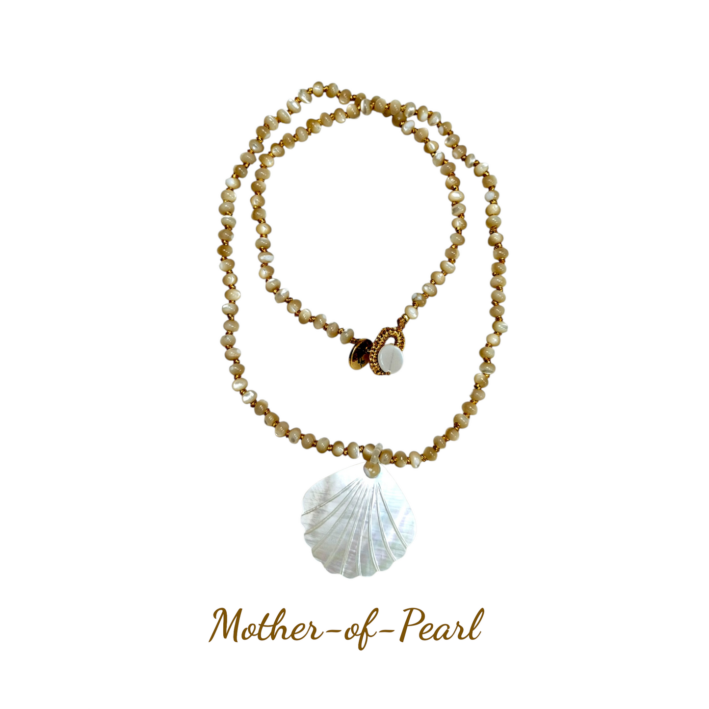 MARISOL Beaded Shell Necklace