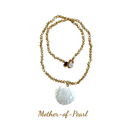 MARISOL Beaded Shell Necklace