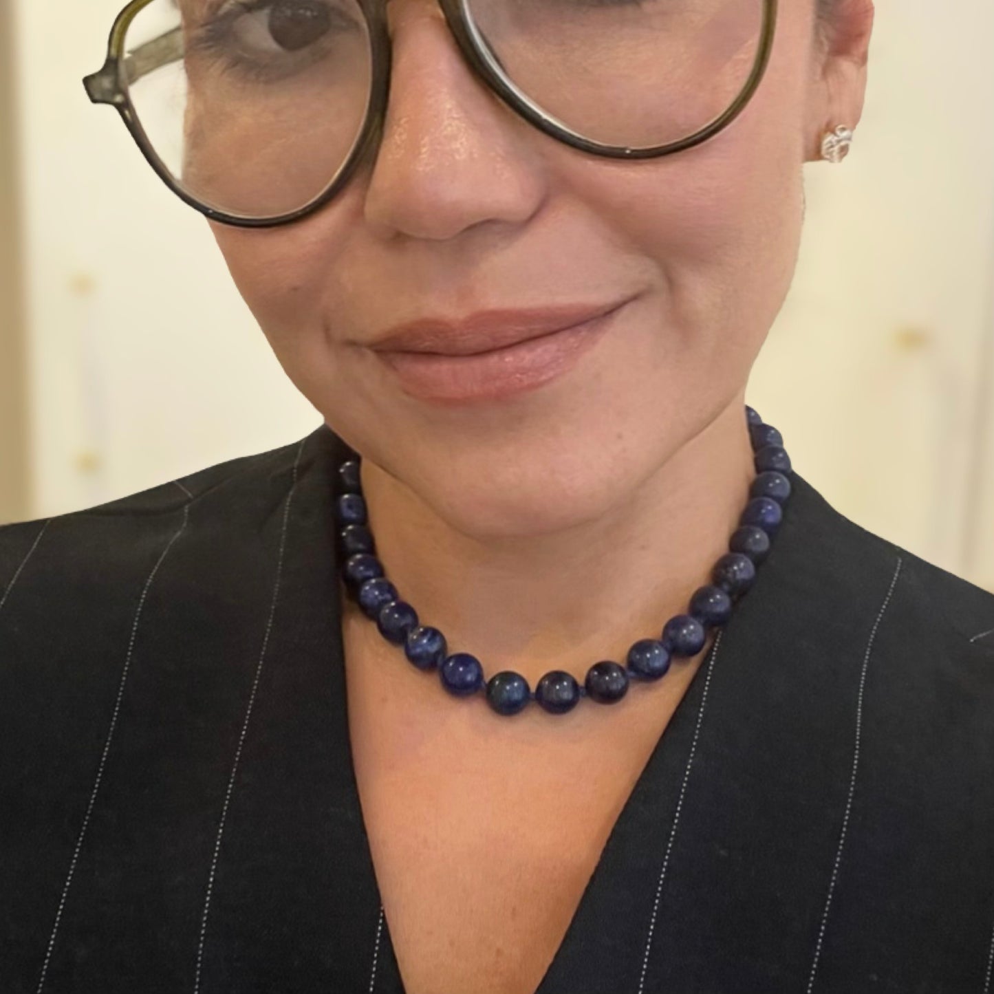 Coco Lapis Lazuli Choker: Intuition & Wisdom