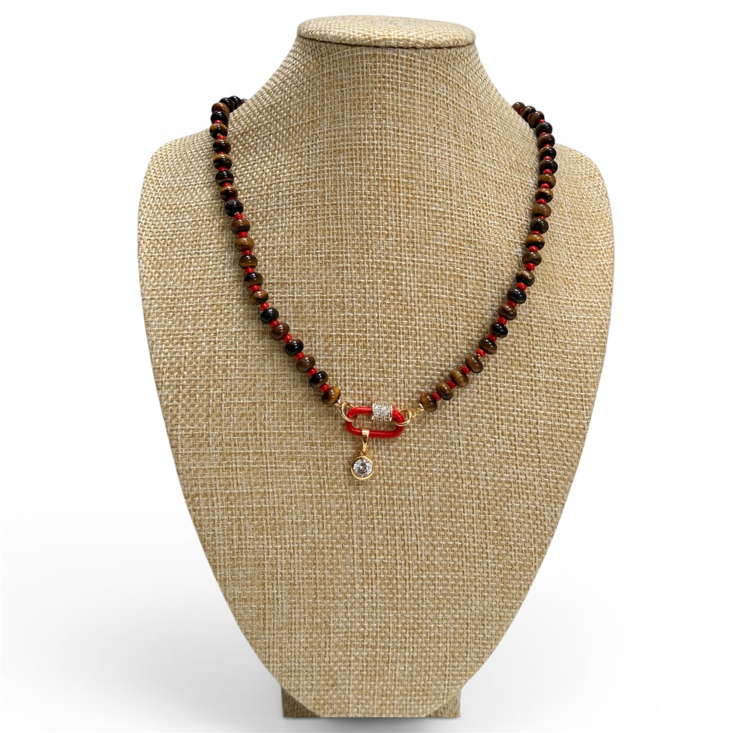 GIGI - Tiger’s Eye Beaded Necklace