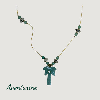 PALOMA Palm Tree Pendant Necklace