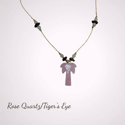PALOMA Palm Tree Pendant Necklace