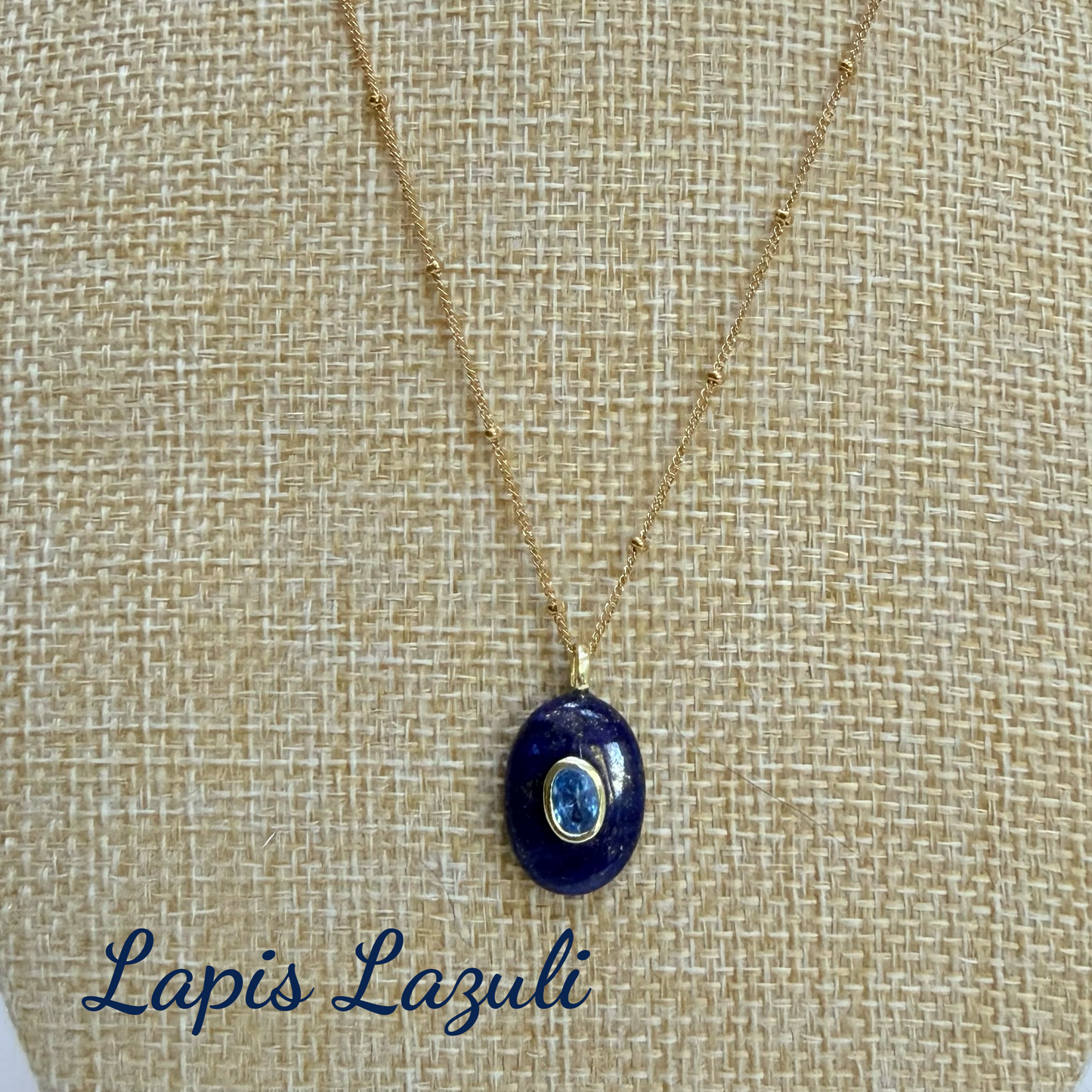 JOY - Dainty Gemstone Pendant Necklace