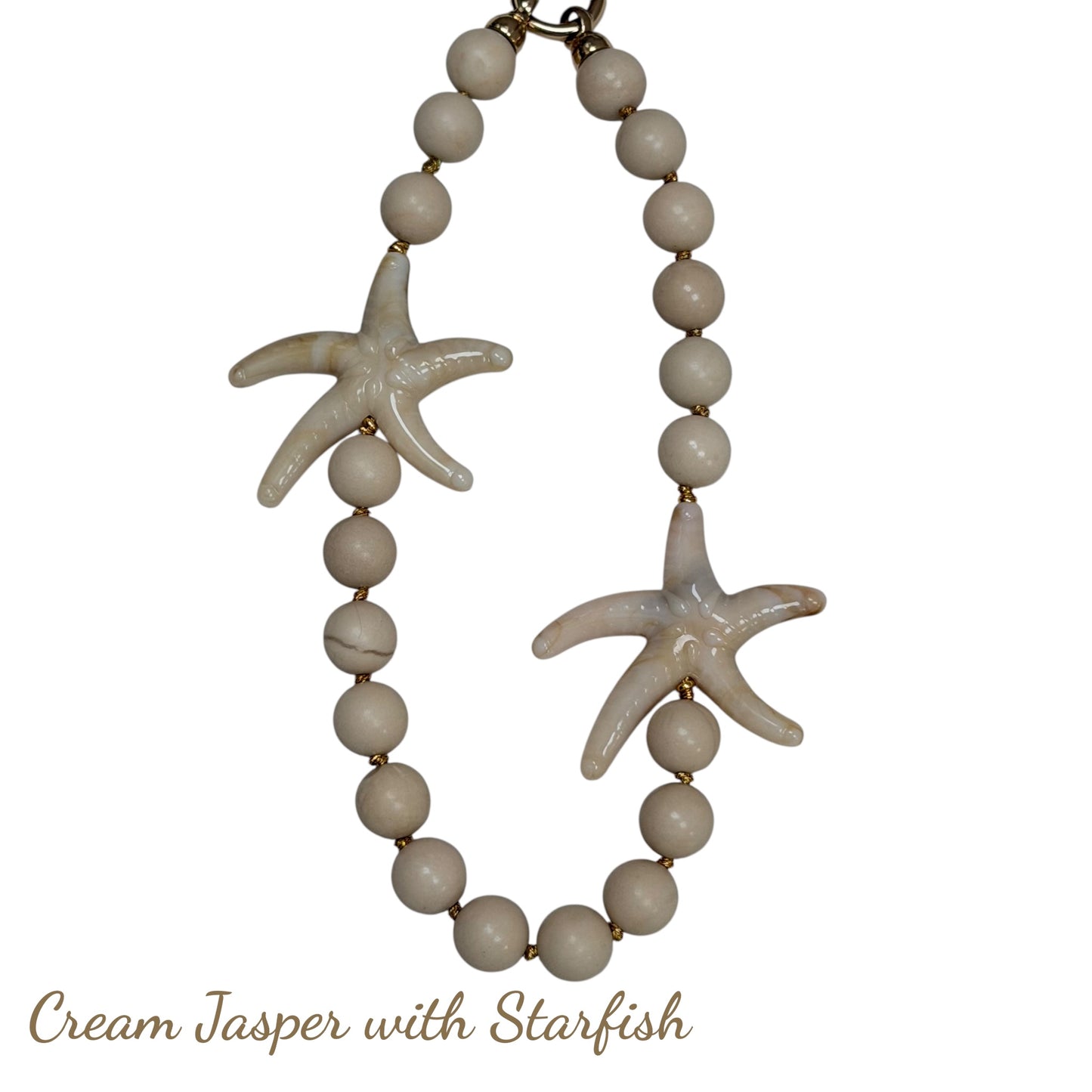 Mimi Starfish Beaded Phone Charm/Wristlet
