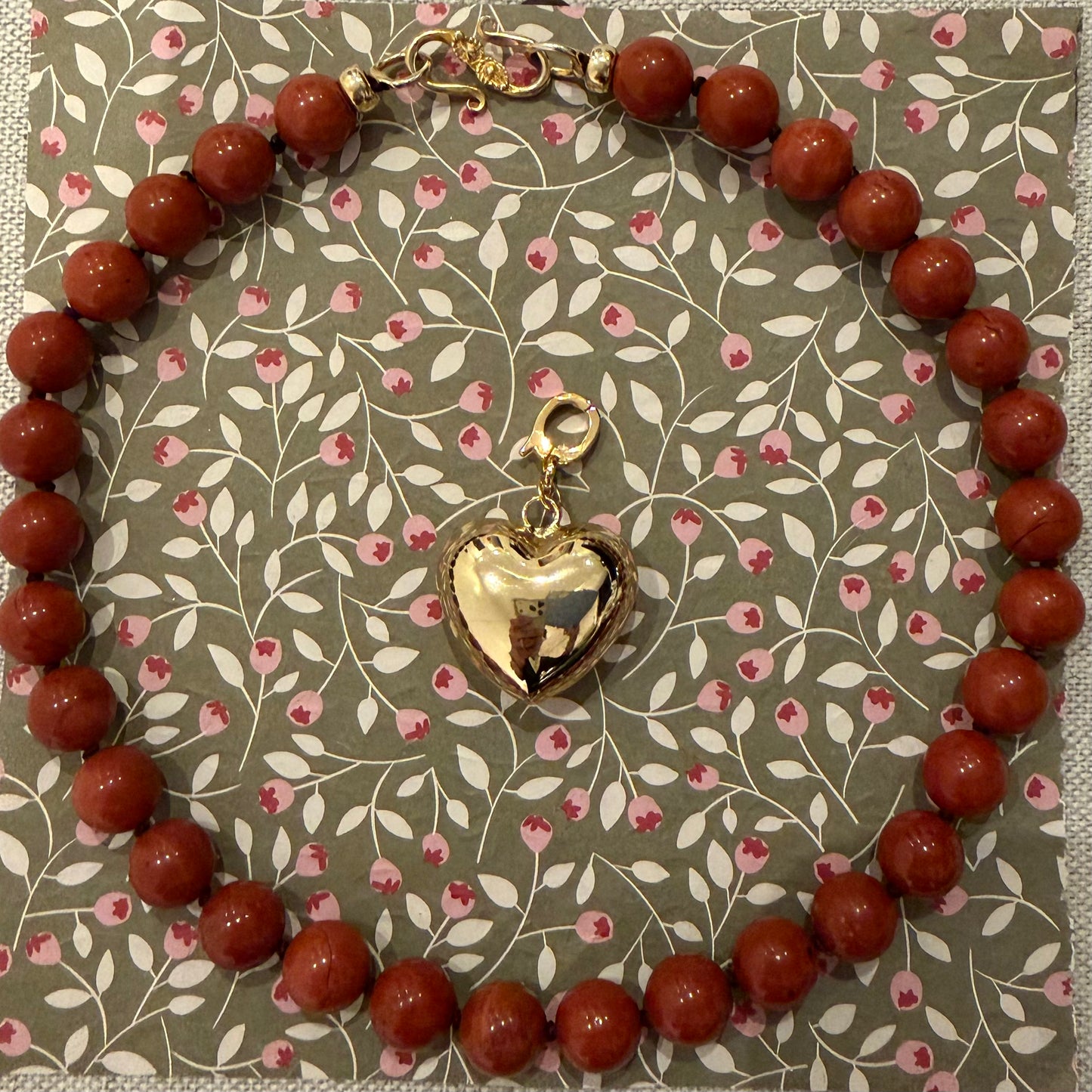 Coco Red Jasper Choker - Endurance & Nurturing