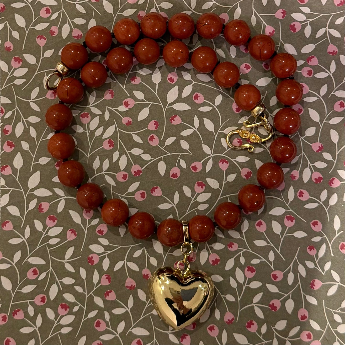Coco Red Jasper Choker - Endurance & Nurturing