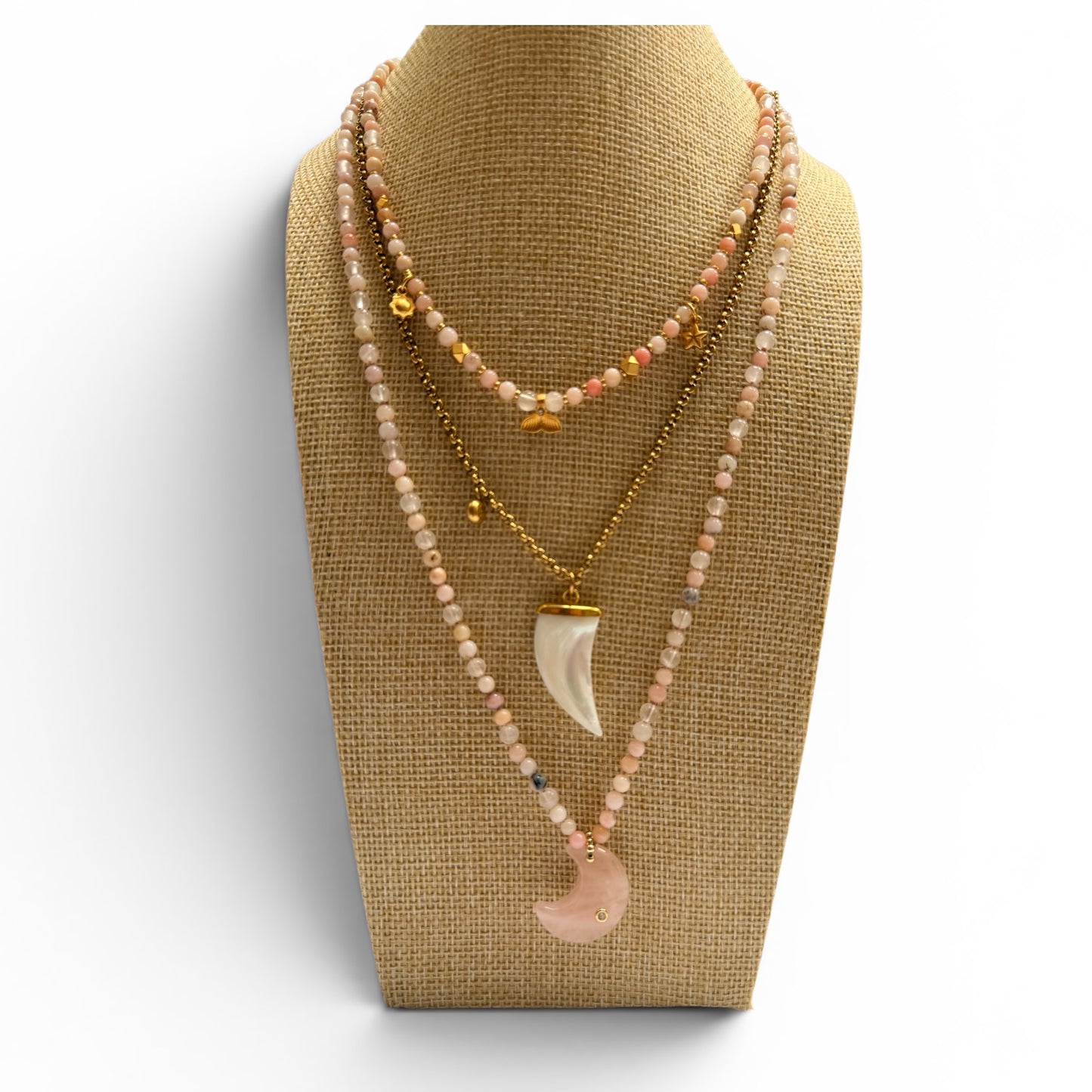 Women’s Tusk Pendant Gold Necklace