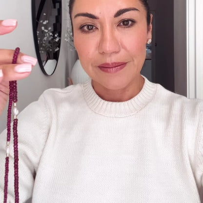 Precious Collection - Mary Elizabeth Ruby Necklace